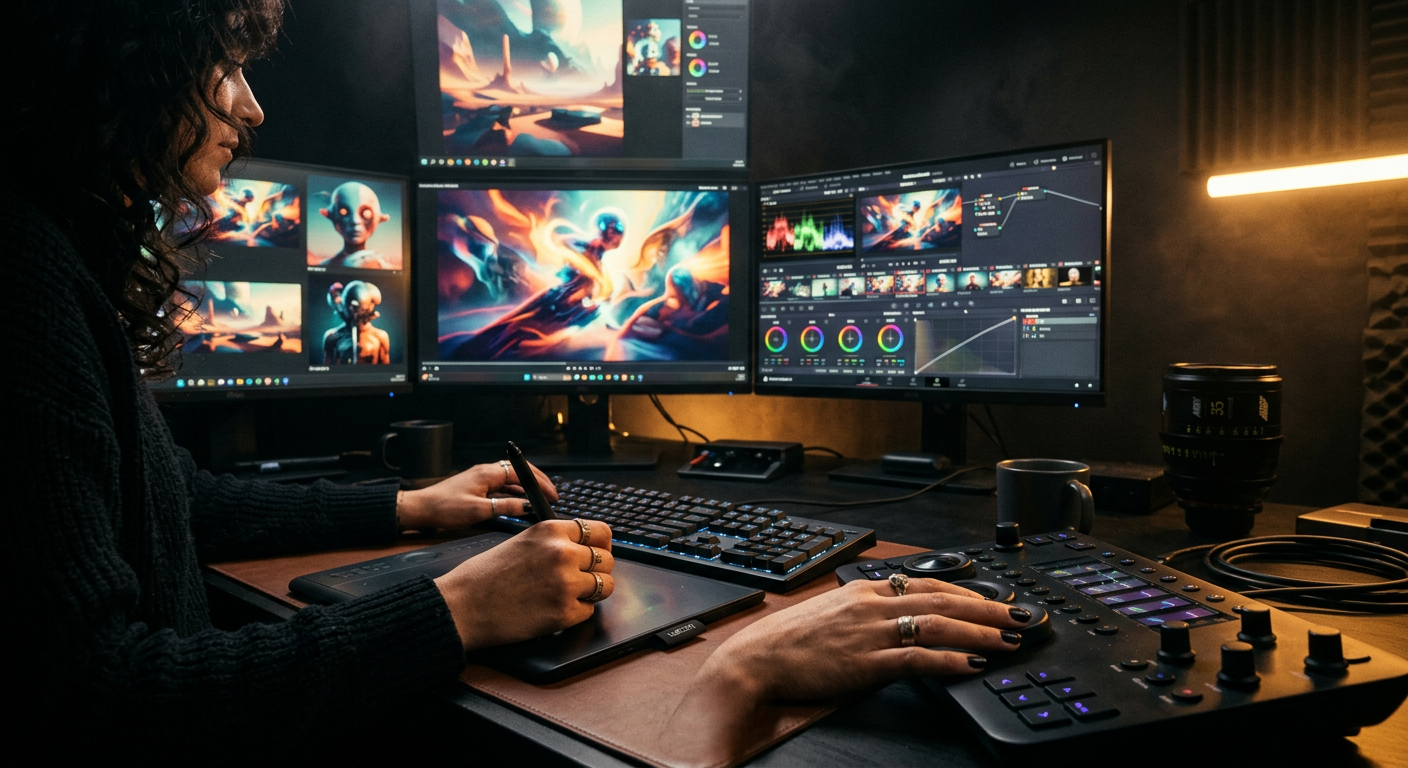 AI-powered creative production workstation