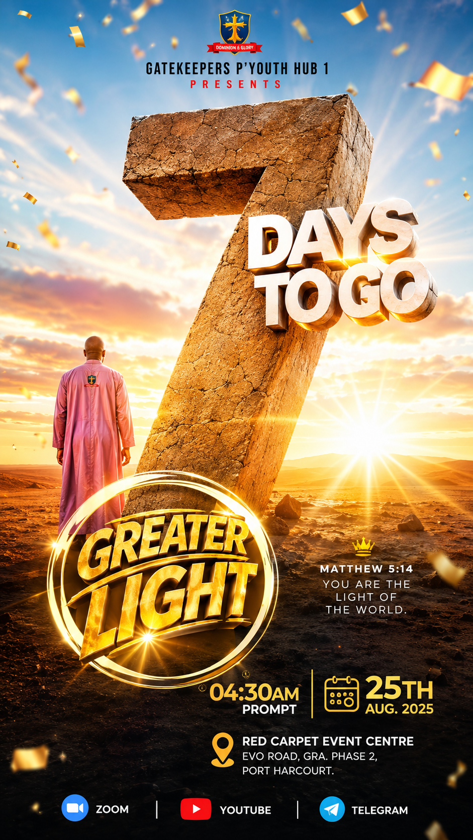 7 DAYS TO GO